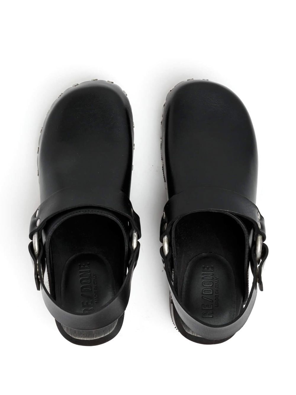 70's stud-embellished mules - 4