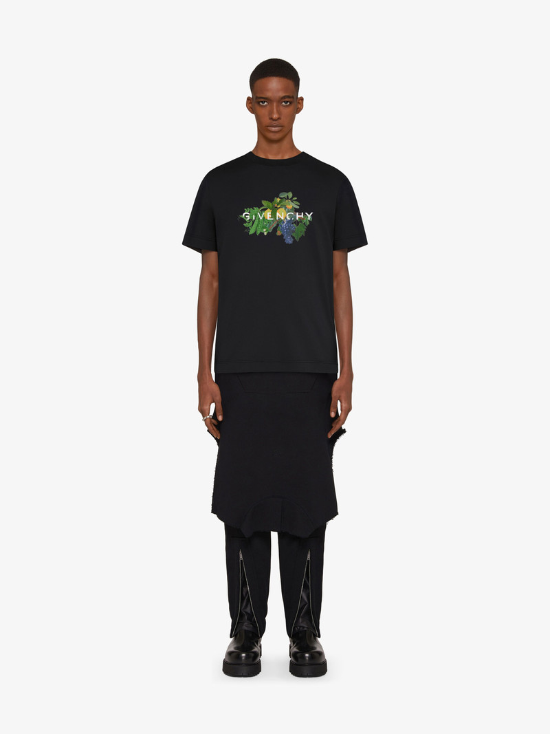 Givenchy SLIM FIT T-SHIRT IN COTTON WITH GIVENCHY FRUITS PRINT outlook