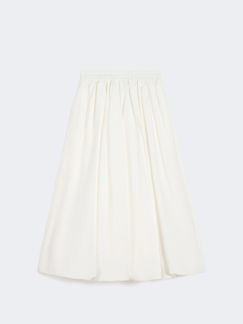 WKINUVOLE Cotton balloon skirt - IVORY 1