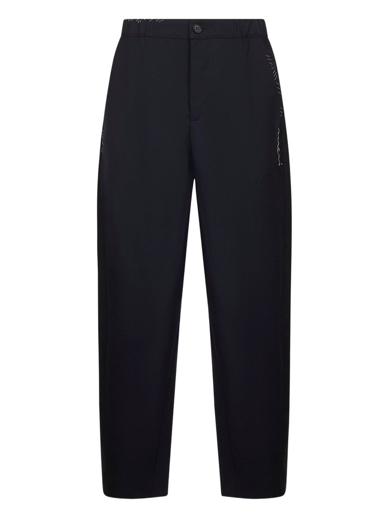 embroidered pocket trousers 1