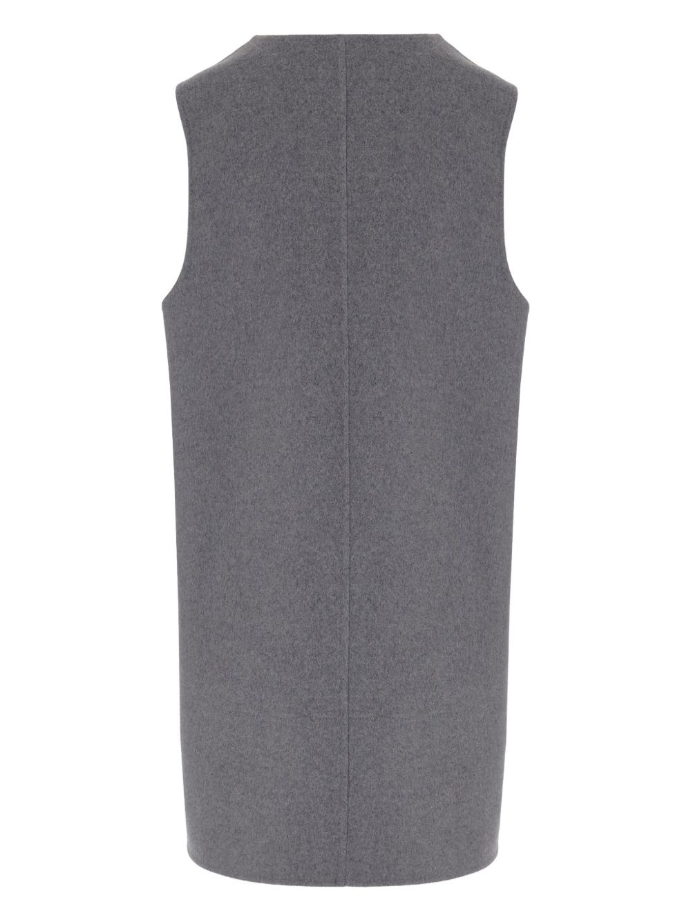wool sleeveless dress - 2