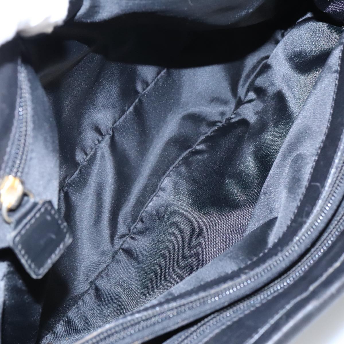 CELINE Tote Bag Nylon Black Gold - 10
