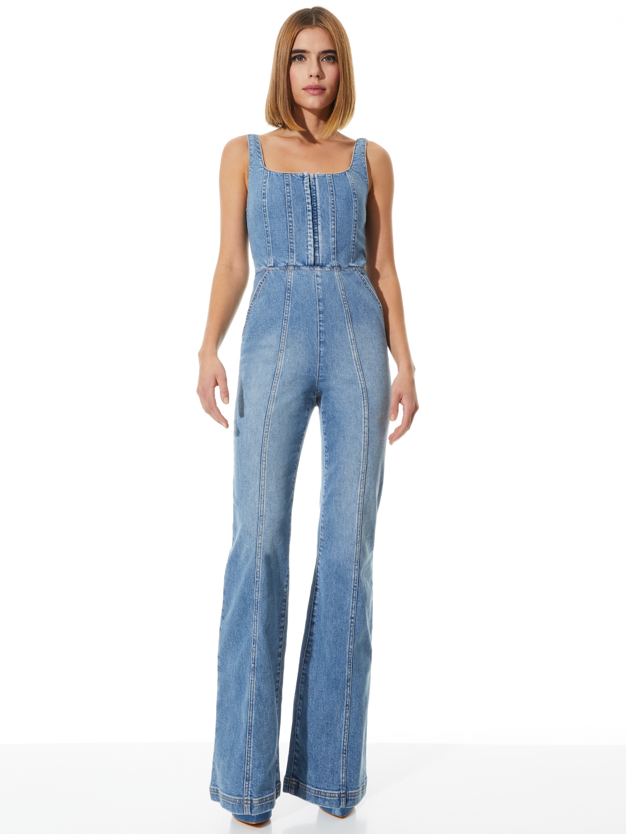 CHELS CORSET SLEEVELESS JUMPSUIT - 2
