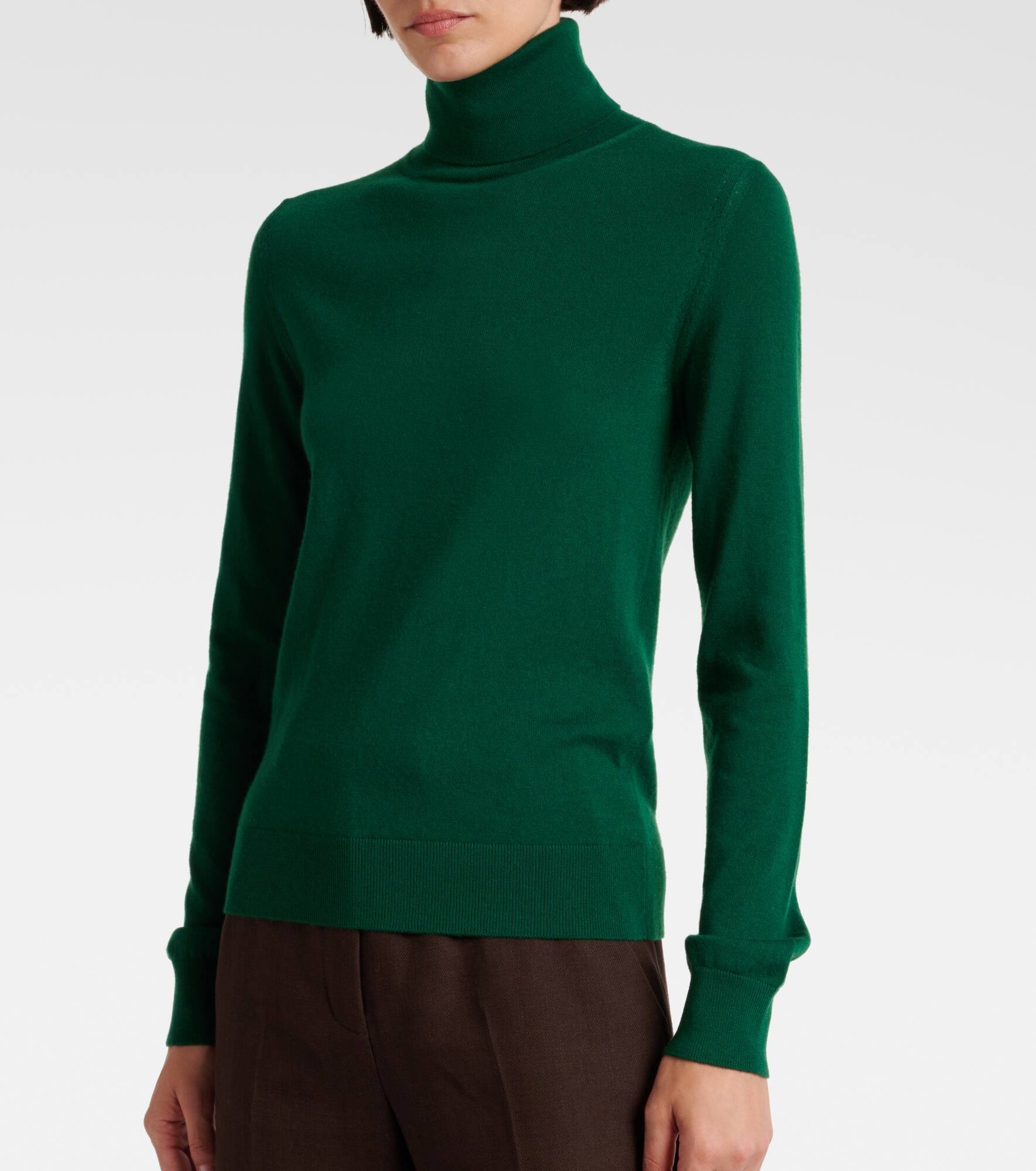 Neo Piuma cashmere turtleneck top - 5