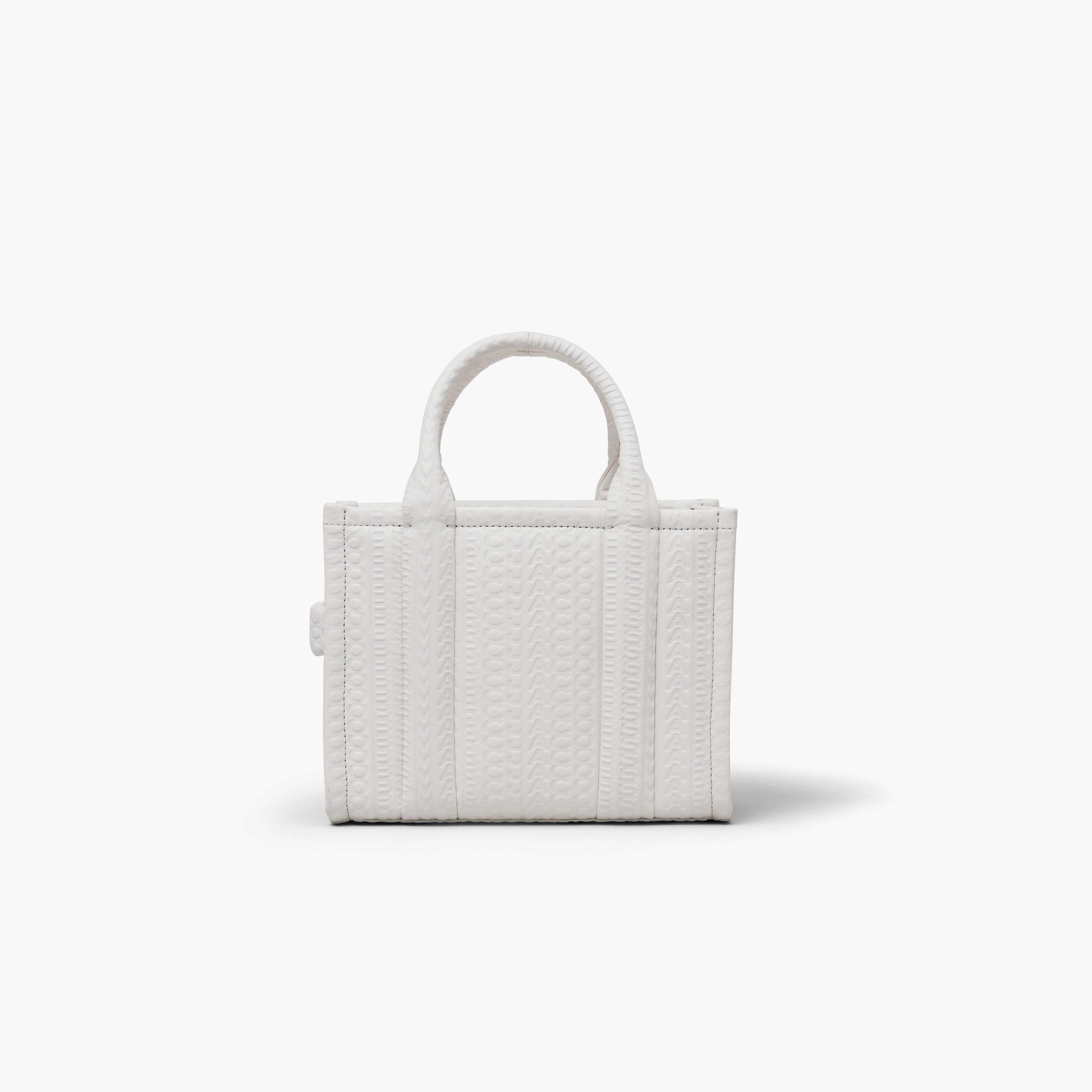 THE MONOGRAM DEBOSSED SMALL TOTE BAG - 4