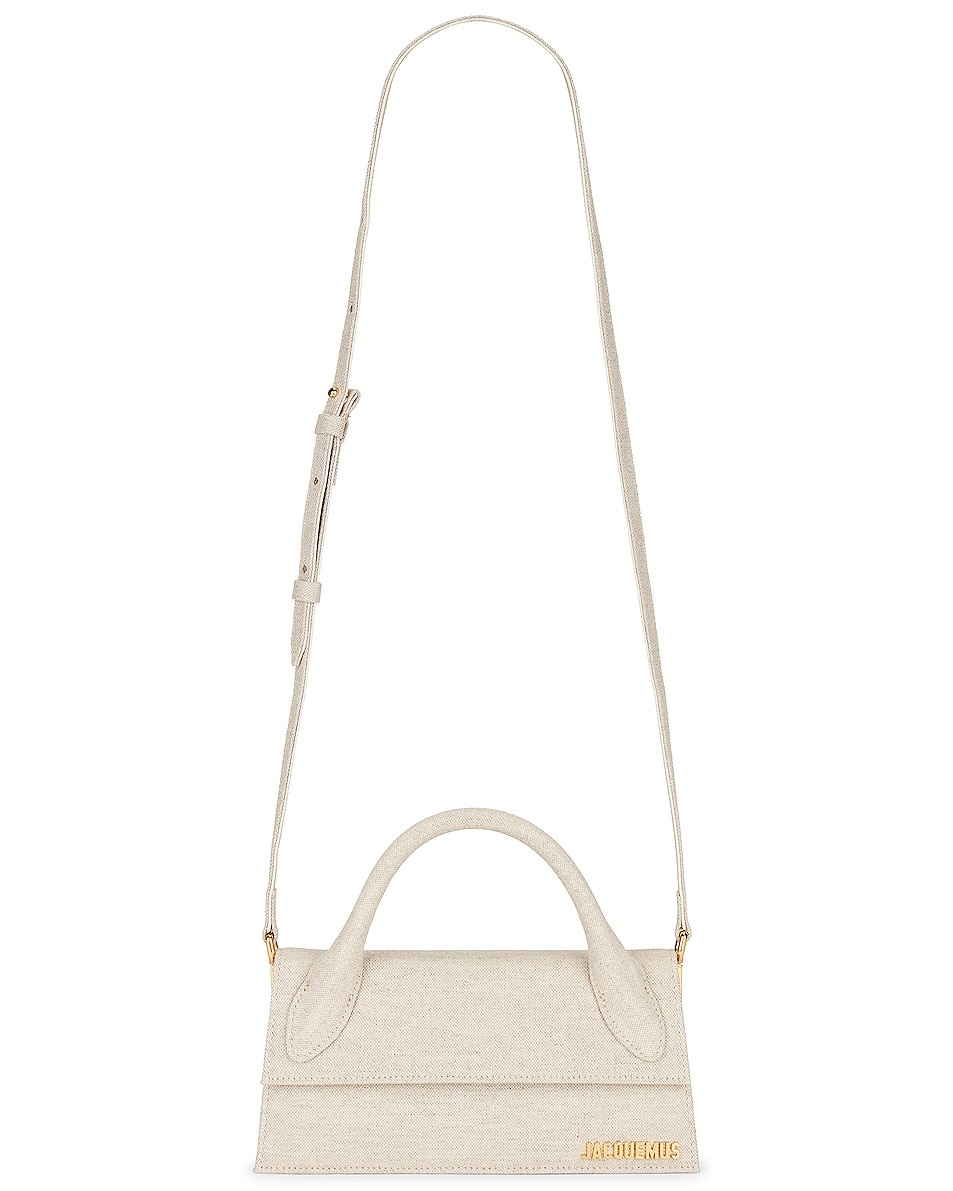 JACQUEMUS Le Chiquito Long Croc Embossed Bag