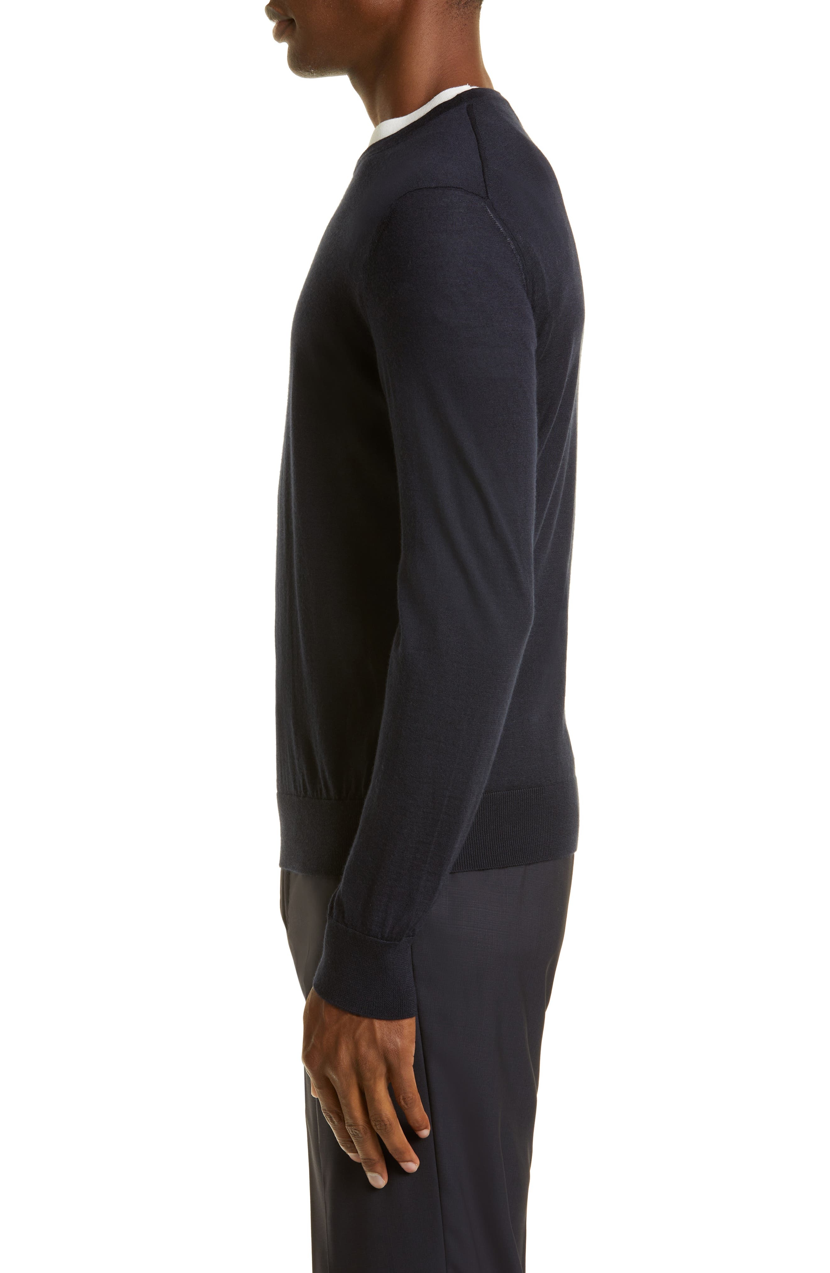 Men's Cashseta Cashmere & Silk Sweater - 3