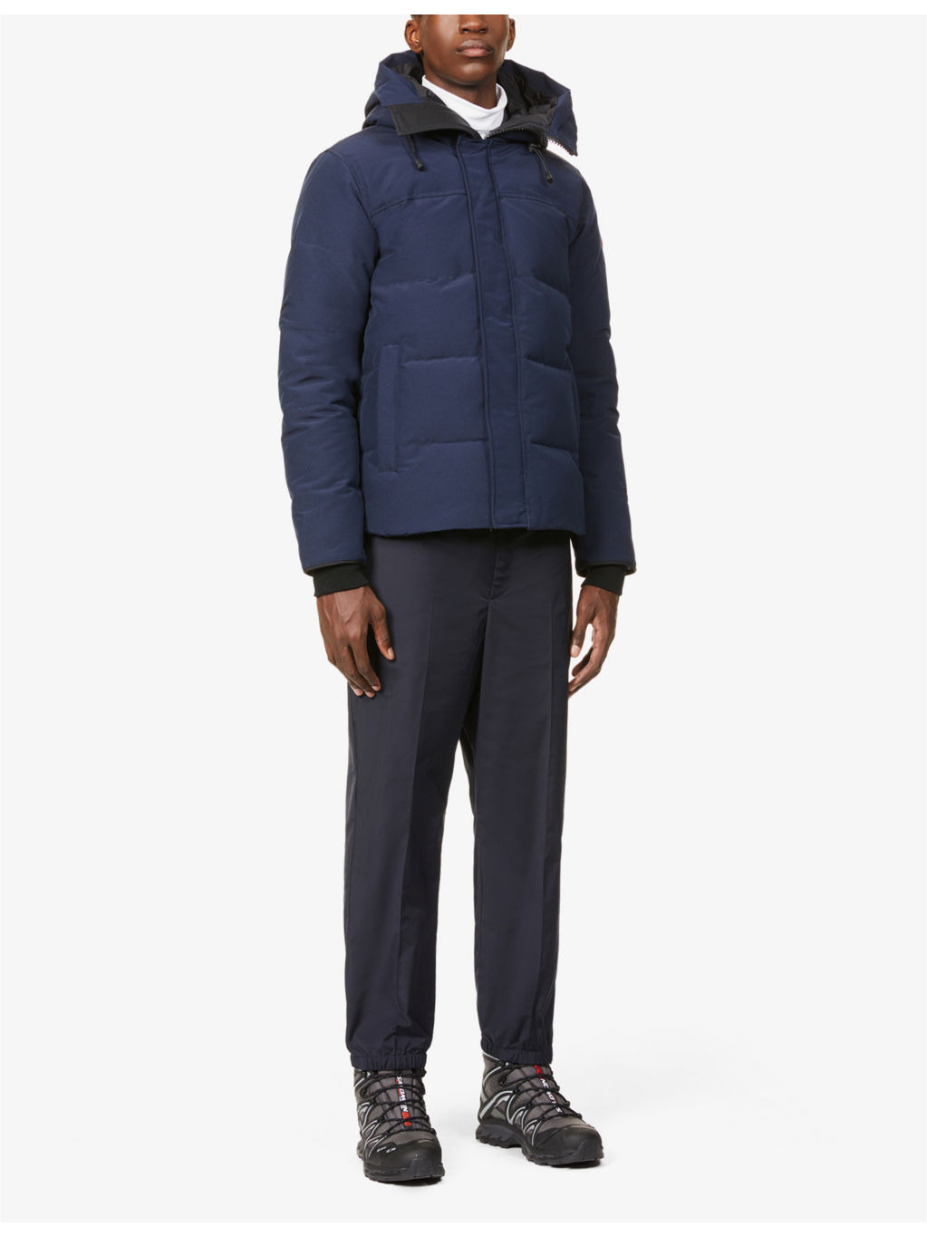 Macmillan funnel-neck twill-down parka jacket - 2