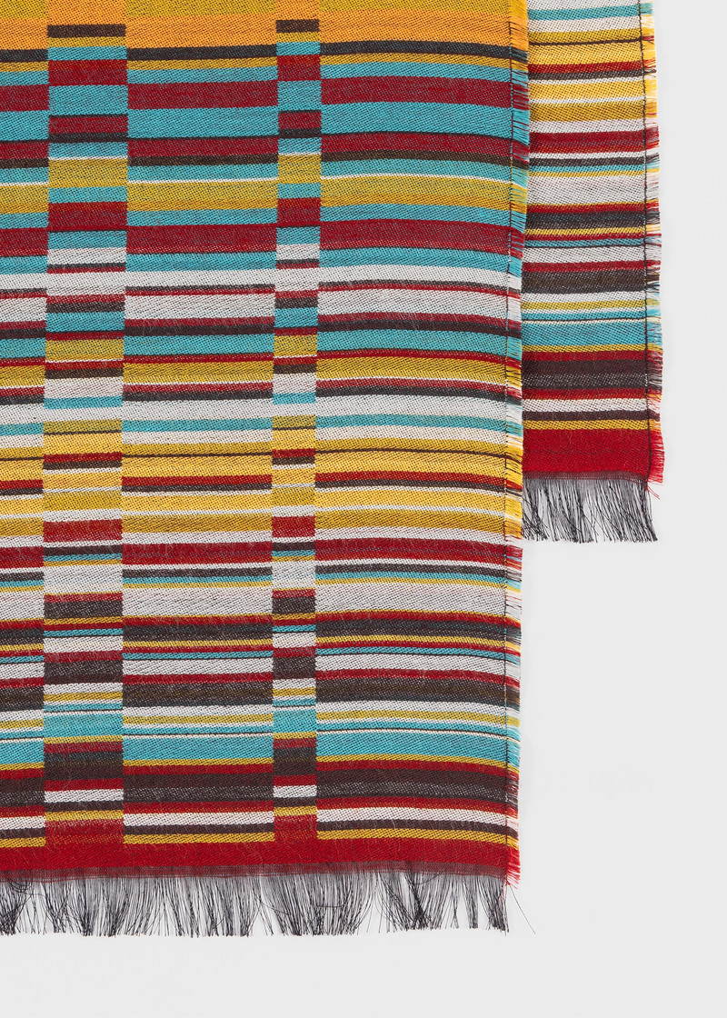 Paul Smith Mixed 'Signature Stripe' Scarf outlook
