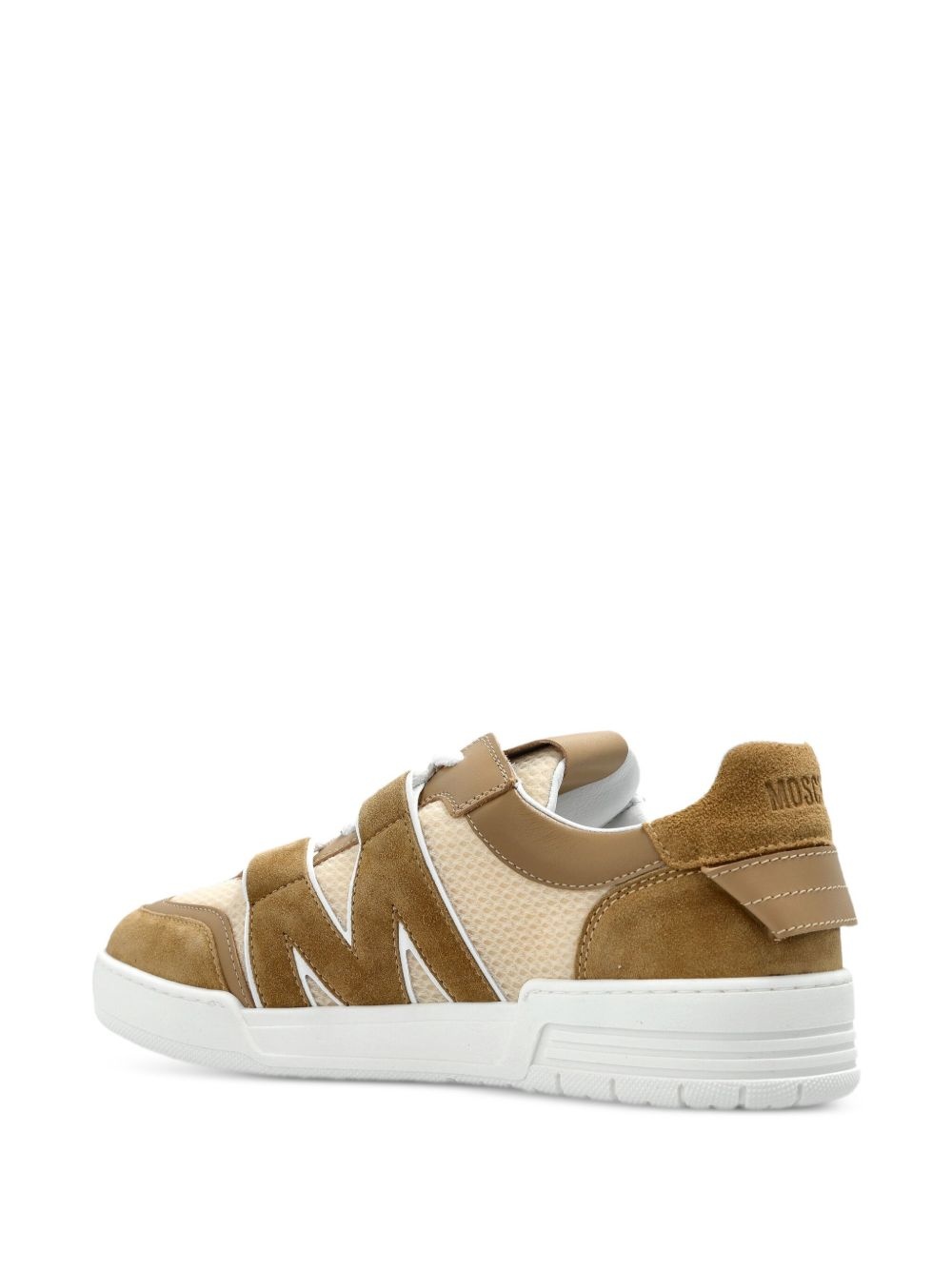 logo-debossed mesh sneakers - 3
