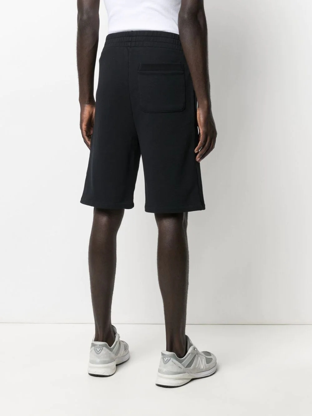 knee-length track shorts - 4