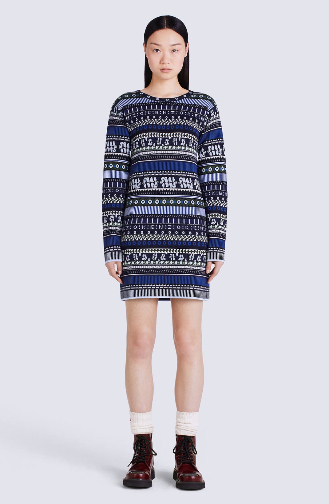 'Fair Isle' jacquard dress - 2