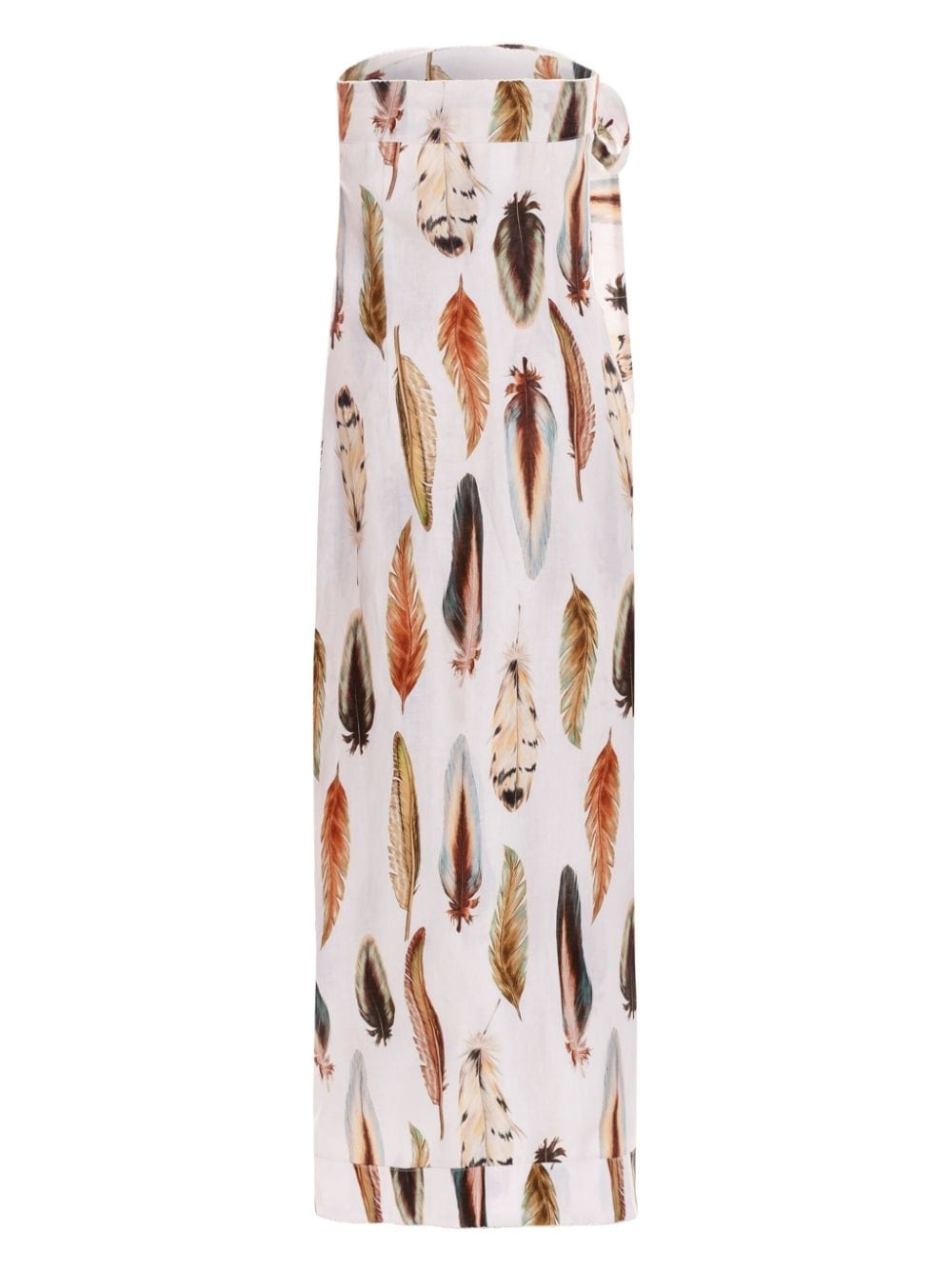 Noche Pluma linen maxi dress - 2