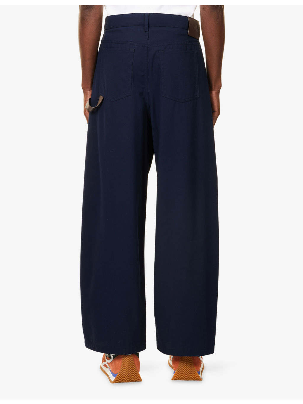 Relaxed-Fit Wide-leg Cotton-Poplin Trousers - 4