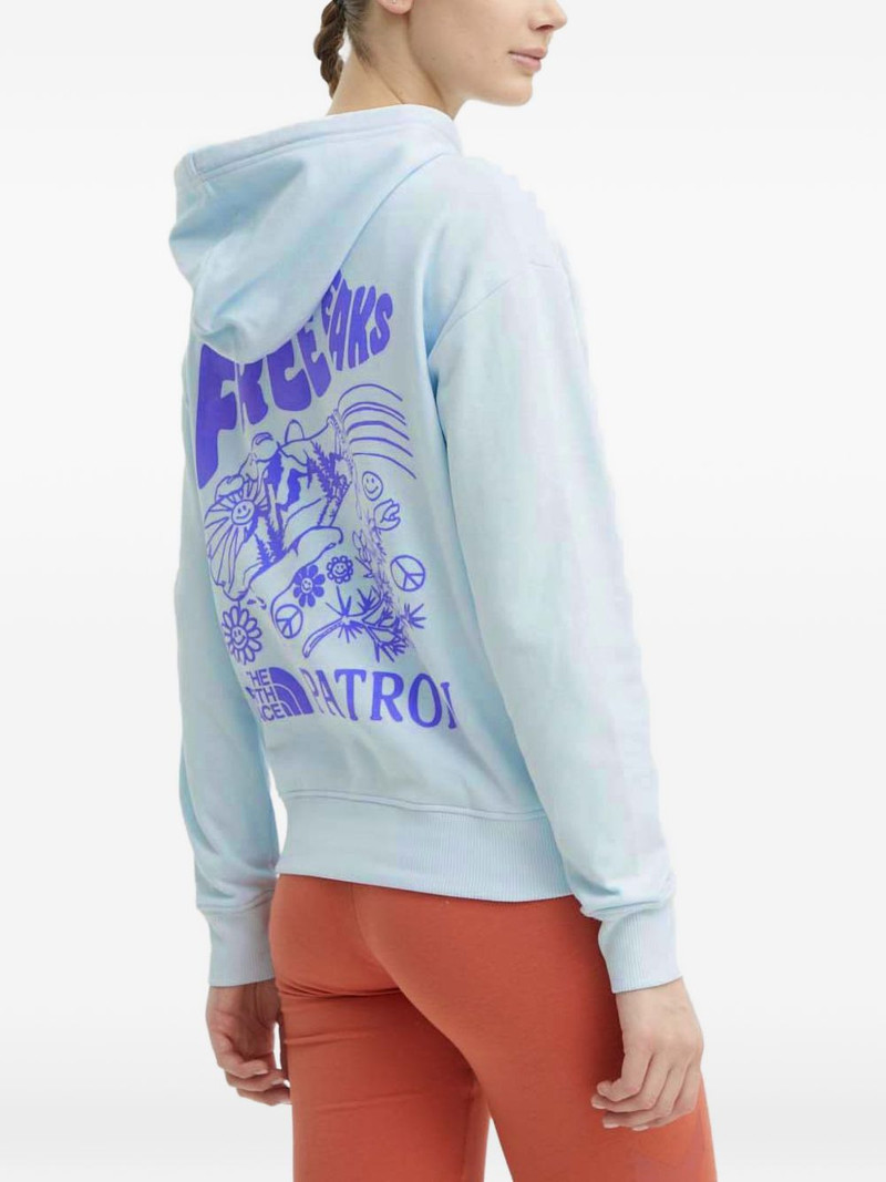 hooded graphic print sweater 3
