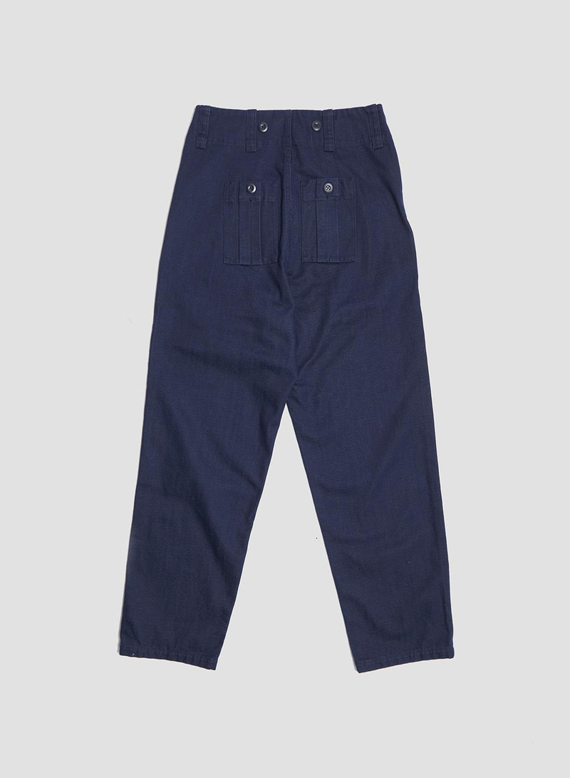 Nigel Cabourn British Army Ambulance Pant in Black Navy outlook