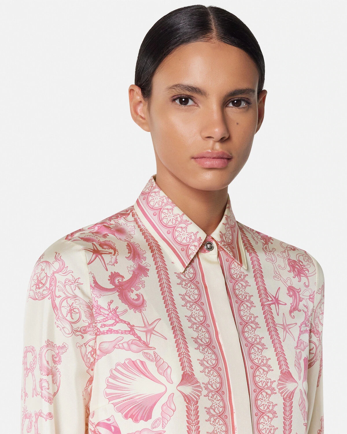 Underwater Barocco Silk Shirt - 3