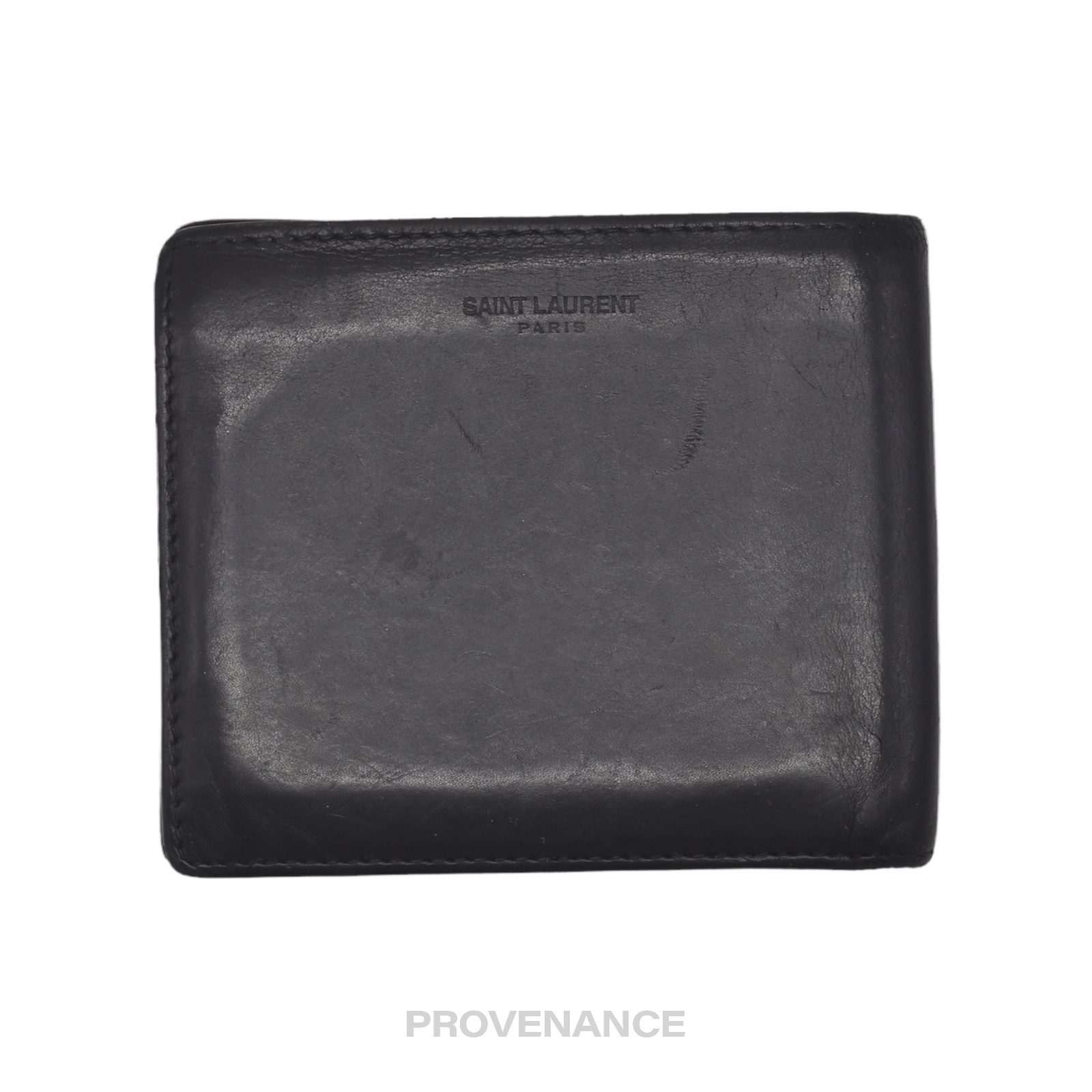 SLP Bifold Wallet - Studded Black Leather - 3