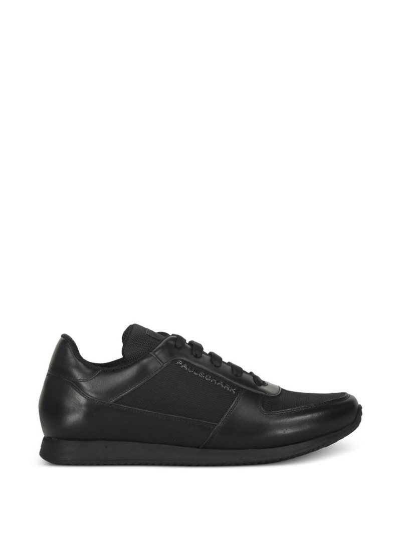 lace-up panelled sneakers 1