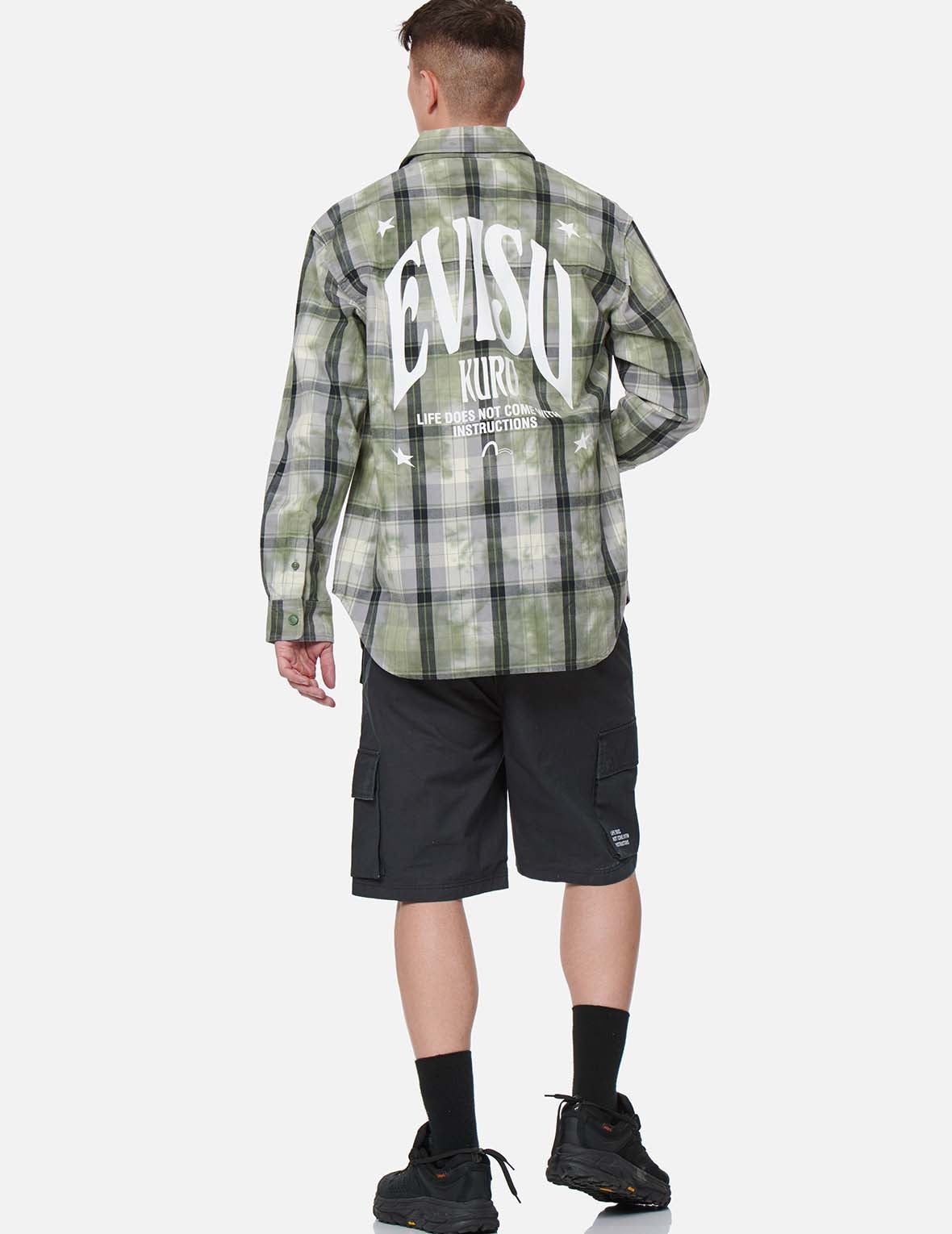 Tie-dyed Check Shirt - 5