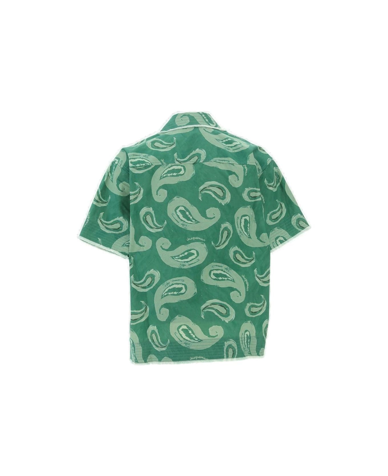 Graphic Printed Buttoned Shirt - 2