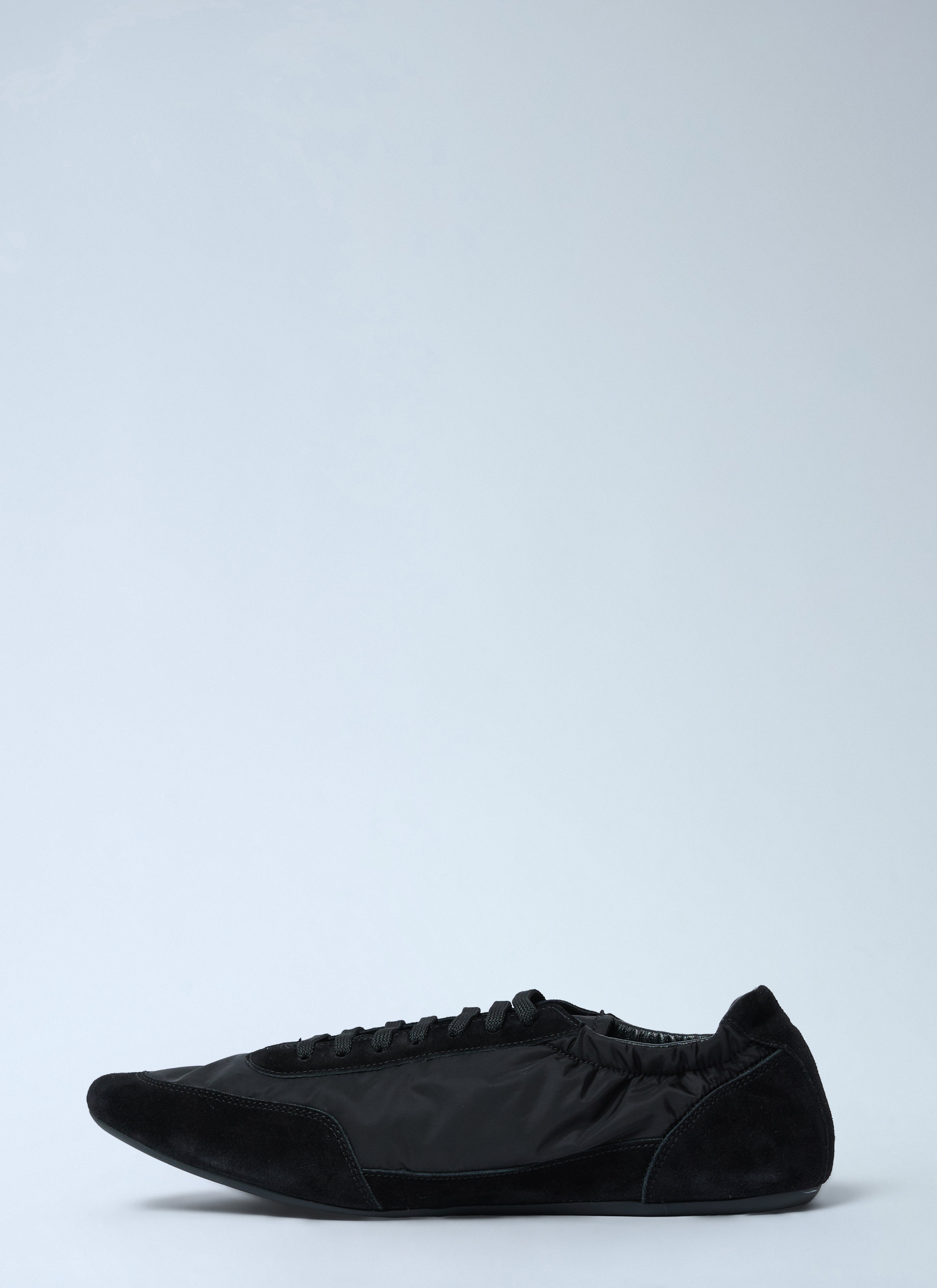 Prada Men Collapse Re-Nylon And Suede Sneakers - 4