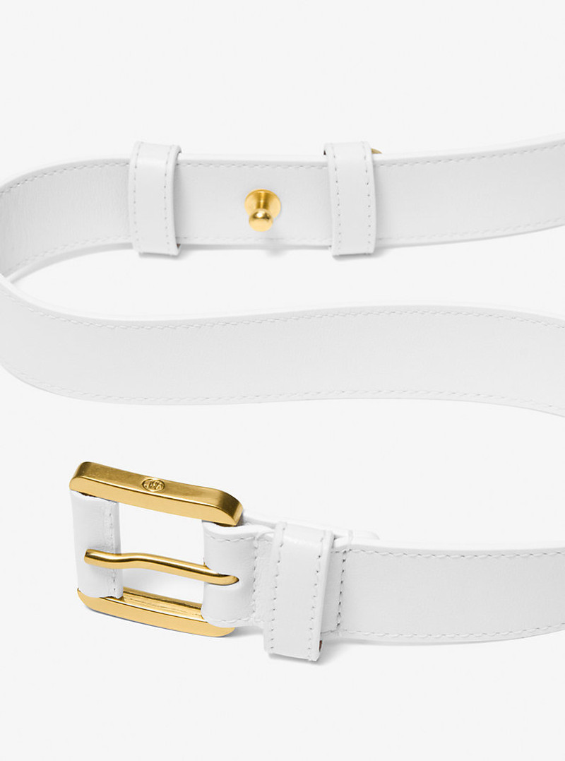 MICHAEL KORS COLLECTION Kaitlin Leather Trouser Belt outlook