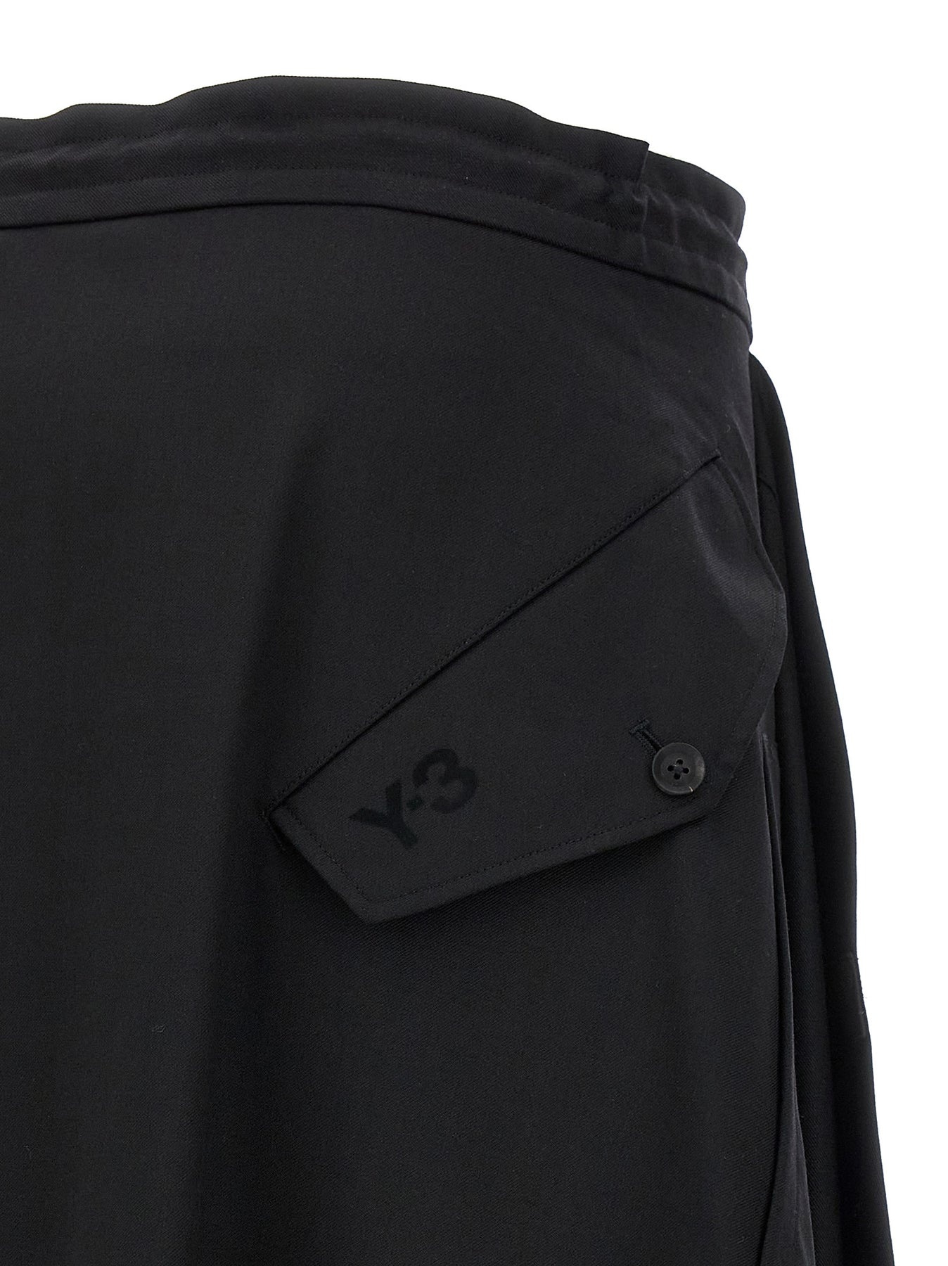 Asymmetrical Skirt Skirts Black - 4