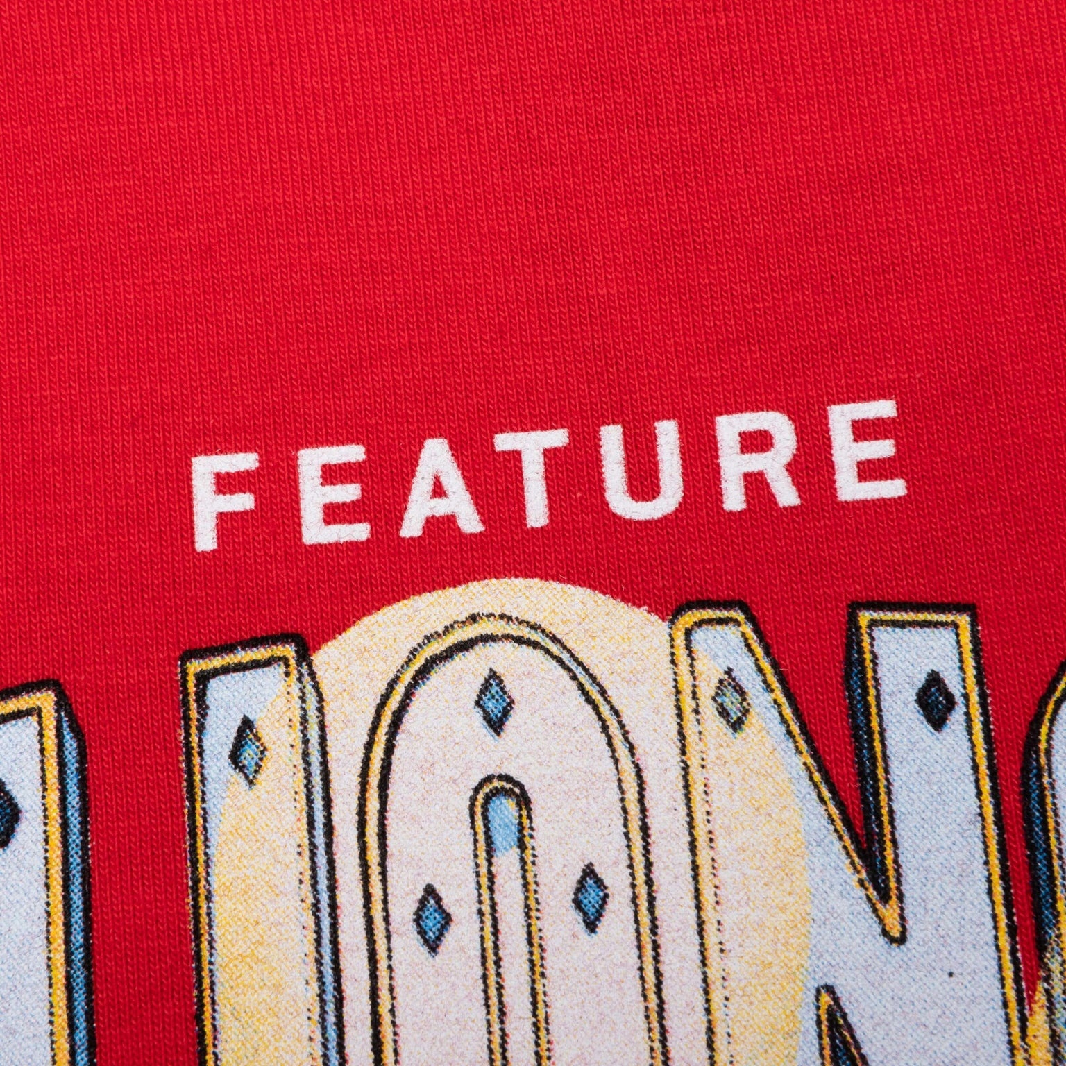 FEATURE X BILLIONAIRE BOYS CLUB TOUCHDOWN SHORT SLEEVE TEE - TOMATO RED - 3