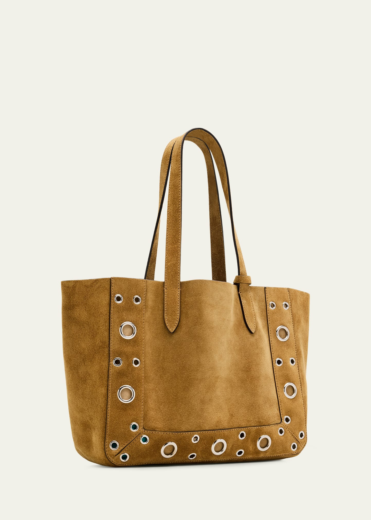 Nellcote Medium Studded Suede Tote Bag - 3