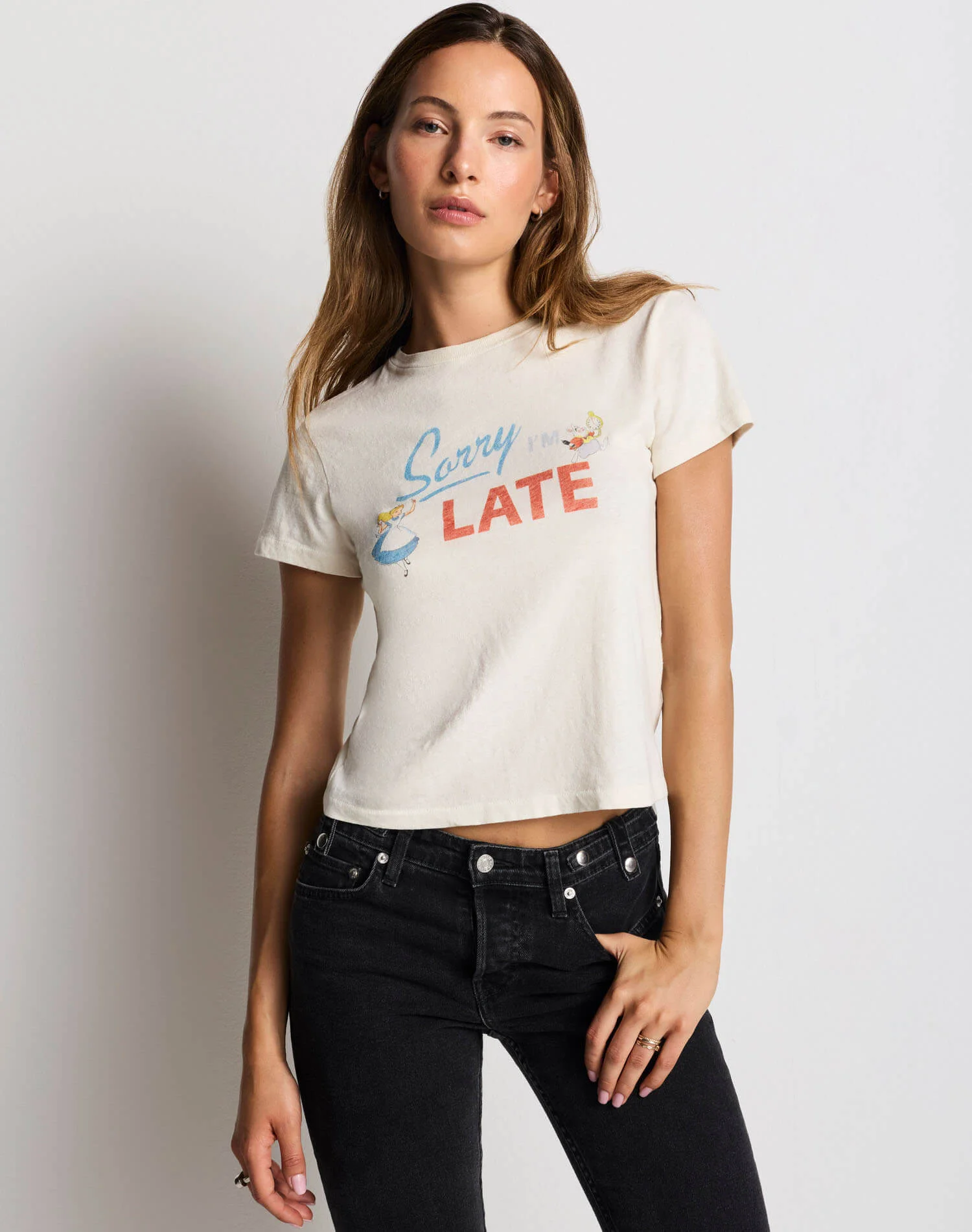 Classic Tee Alice Late - Vintage White - 1
