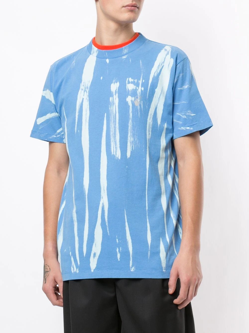 reflective Arrows tie-dye T-shirt - 4