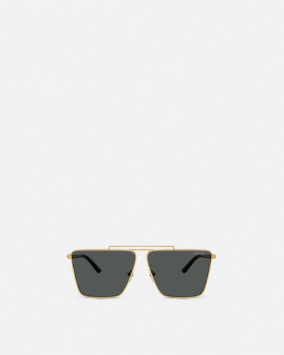 VERSACE Tubular Greca Sunglasses outlook