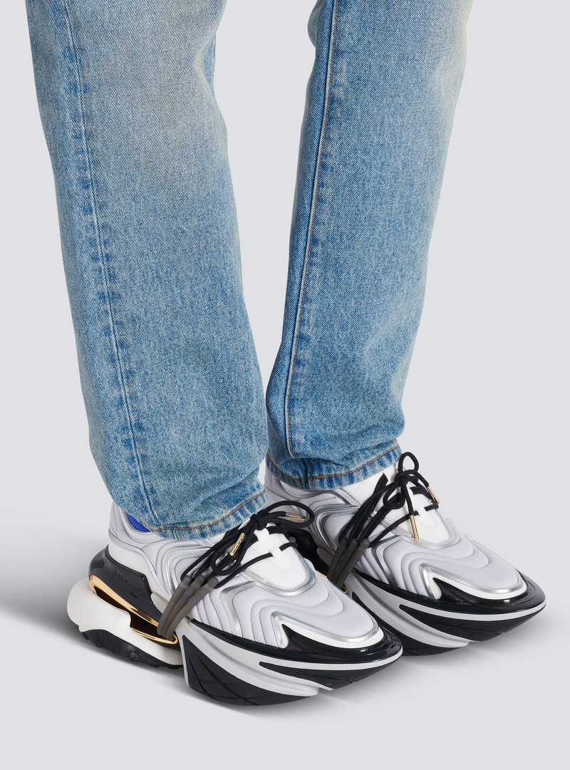 Balmain Unicorn Wave trainers in neoprene outlook