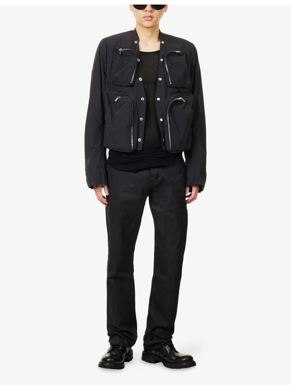 Patch-Pocket Cargo Shell Jacket - 2