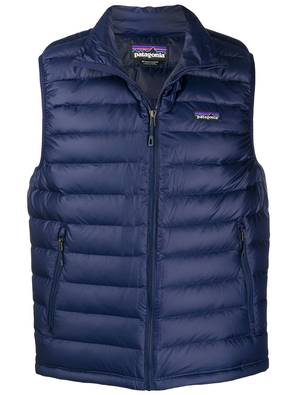 logo-patch puffer gilet - 1