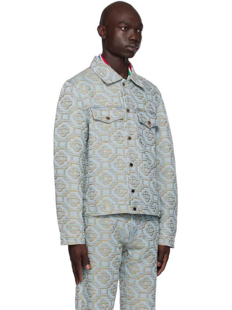 Blue Monogram Denim Jacket 2