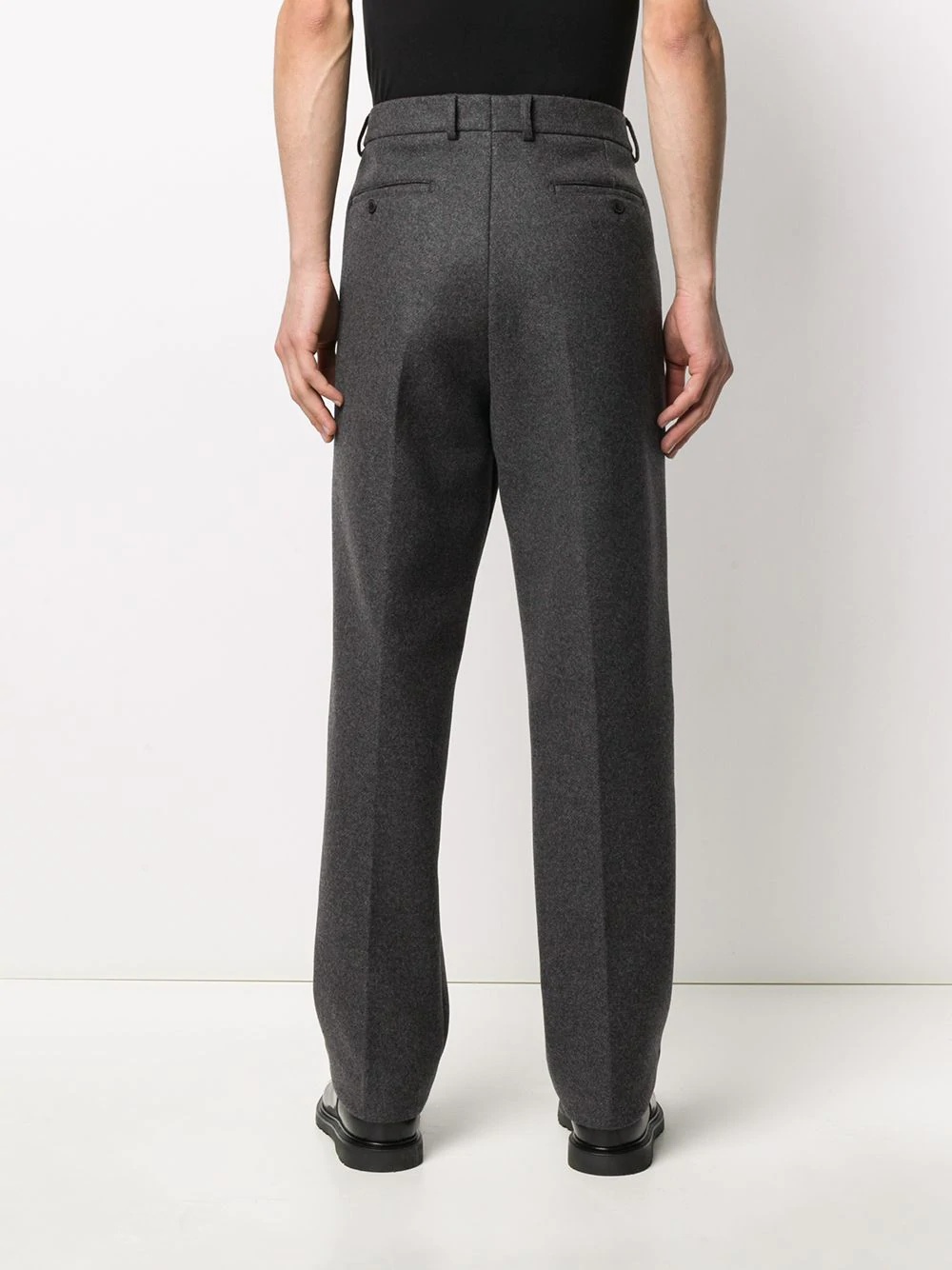 wide leg tailored trousers - 4