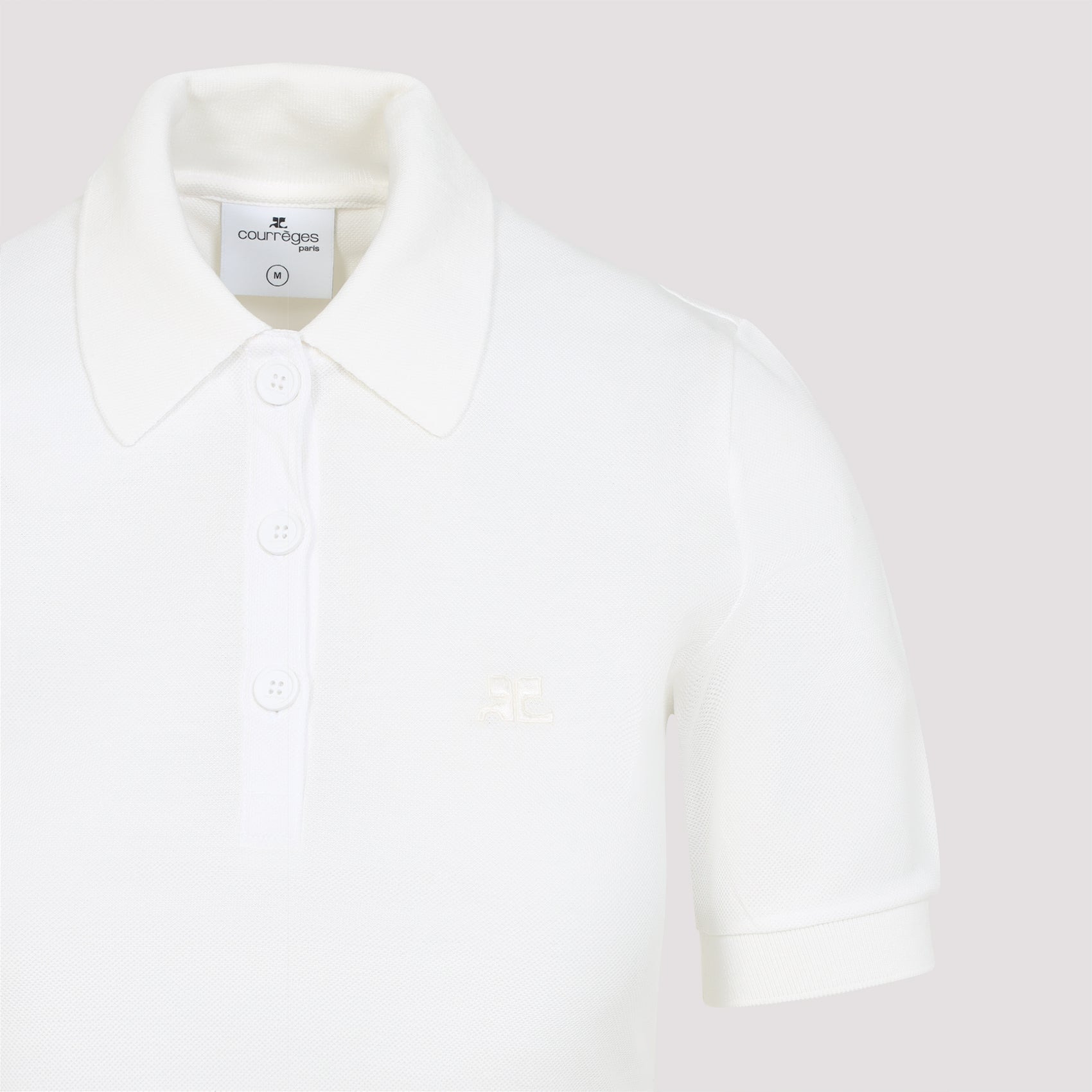 Courreges Piqué Polo Dress Women - 3