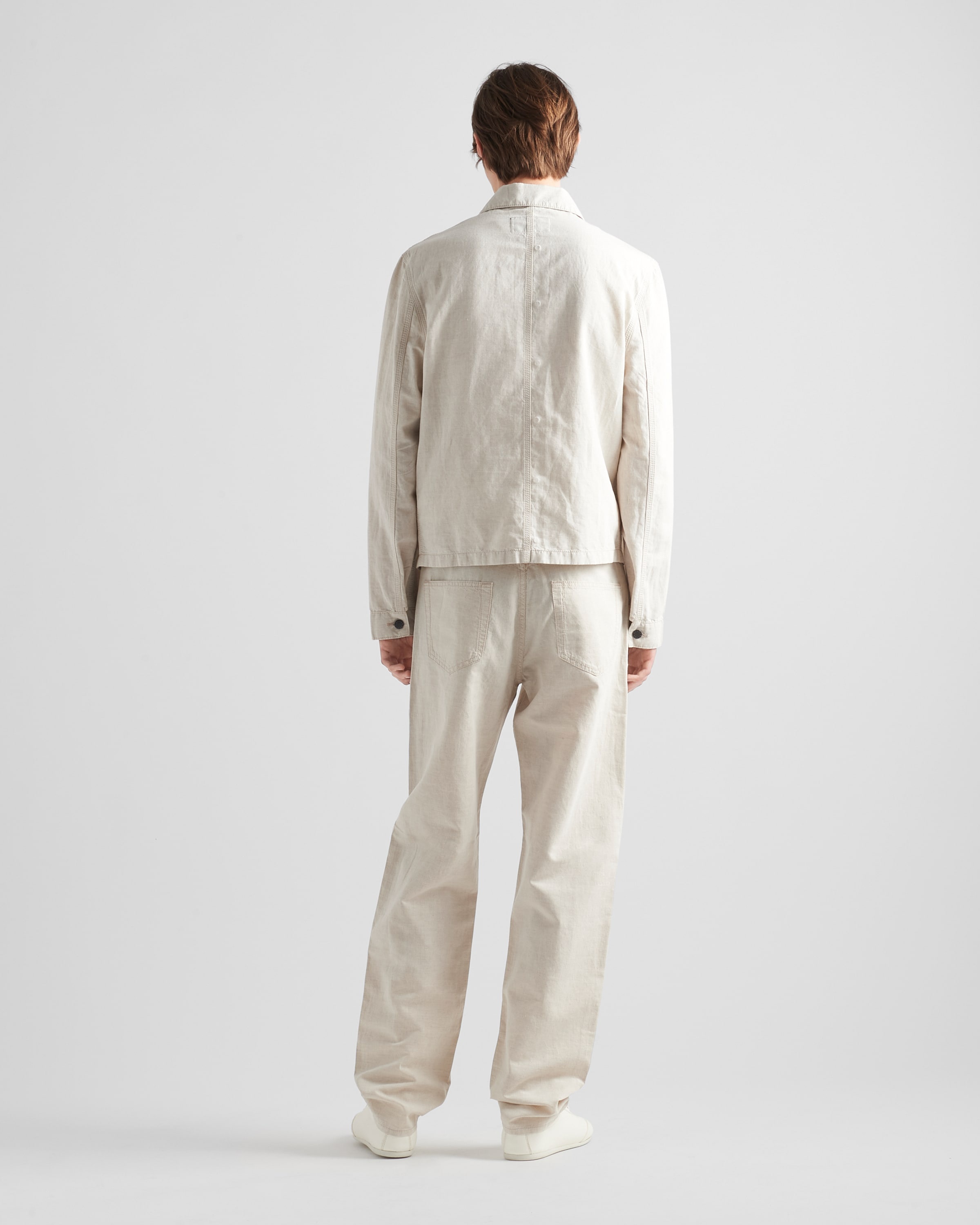 Chambray blouson jacket - 5