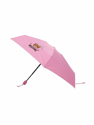 Moschino teddy bear-print umbrella outlook