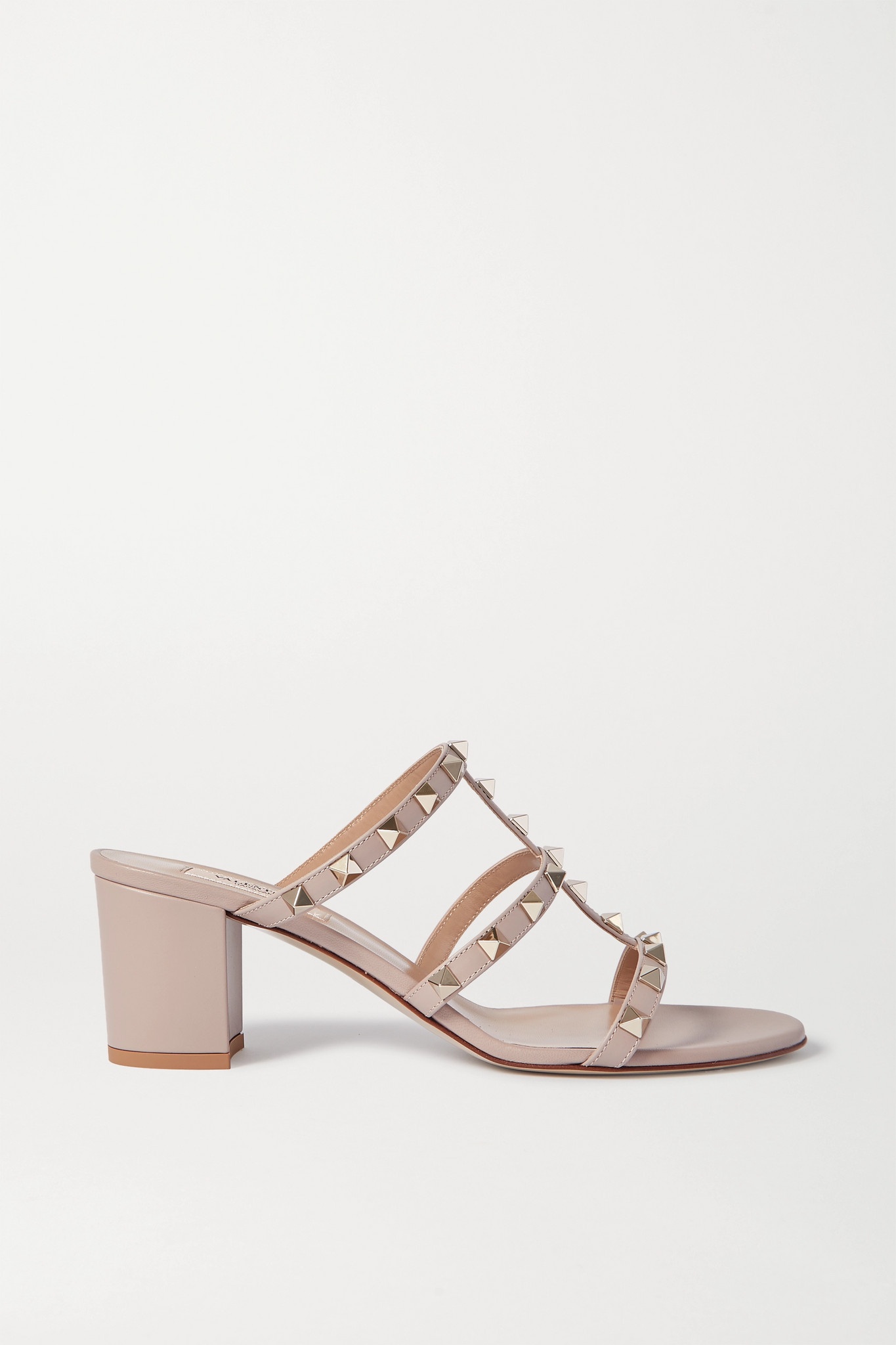 Valentino Garavani Rockstud 60 leather mules - 1