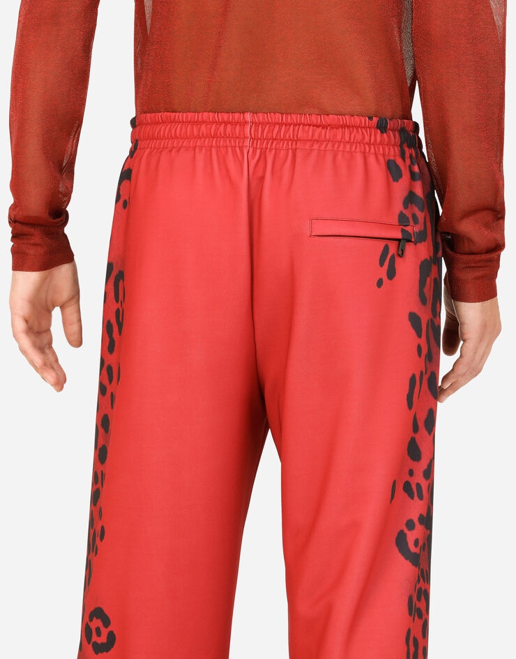 Leopard-print jogging pants - 6