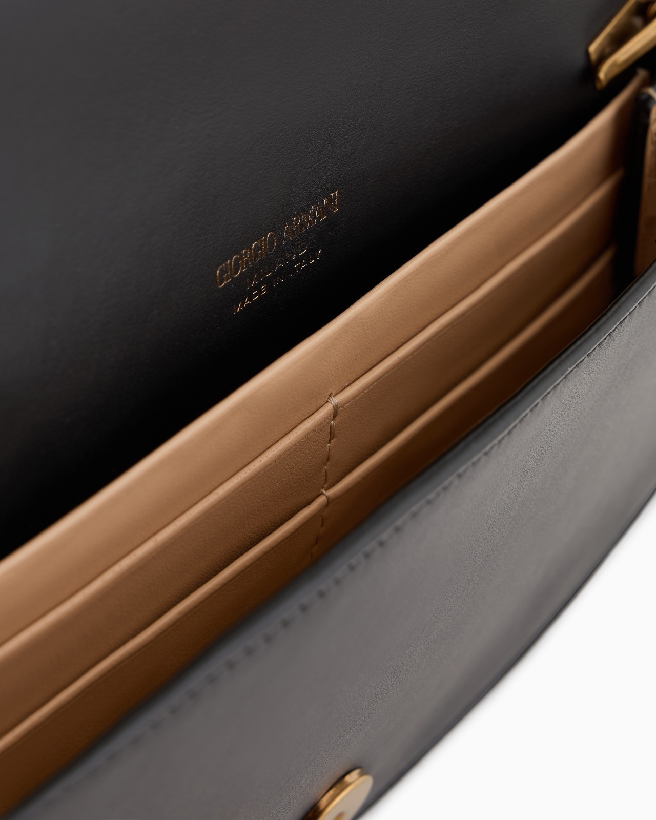 SMALL LEATHER SHOULDER CLUTCH BAG - 4