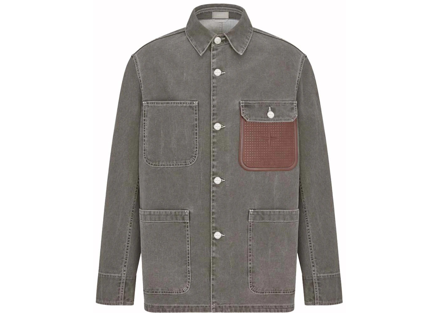 Dior x Stone Island Cotton Canvas Jacket Black - 1