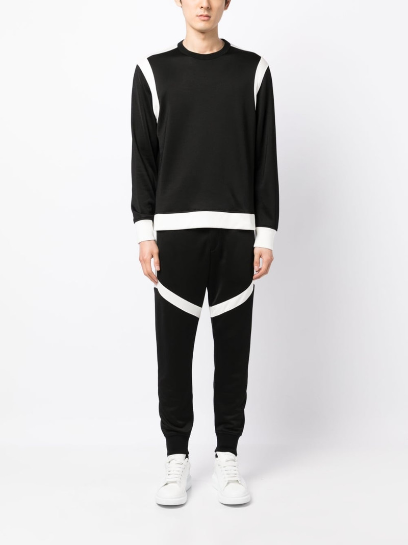 Alexander McQueen two-tone panelled sweatshirt outlook