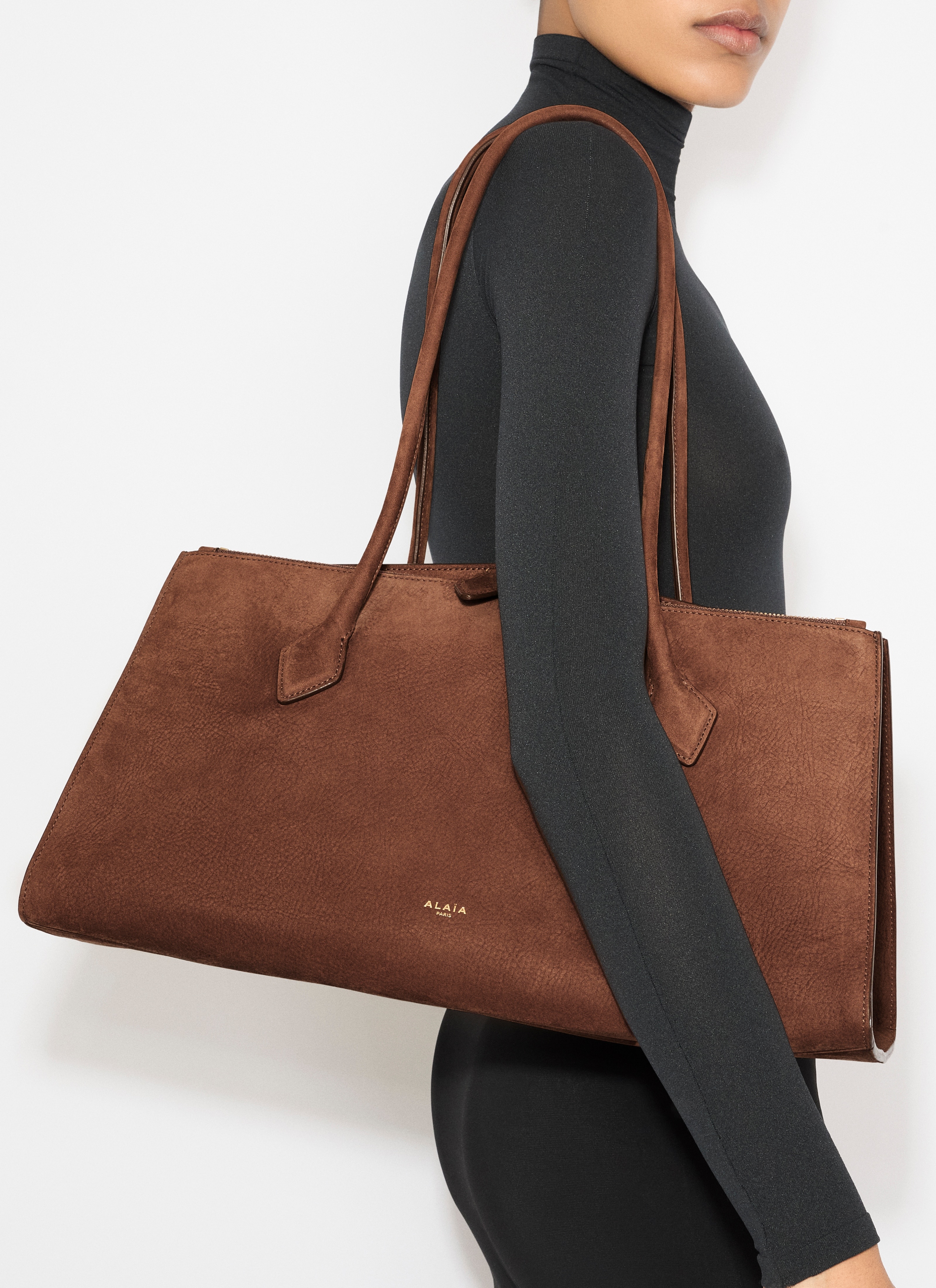 LE TECKEL TOTE BAG IN NUBUK CALFSKIN - 2