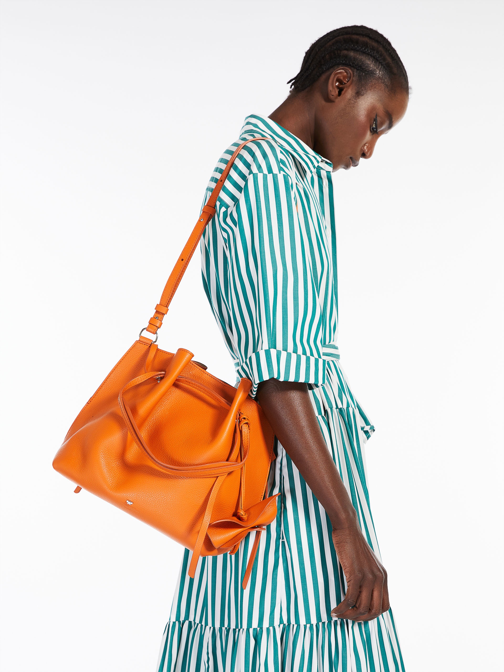 SAVIO Leather bucket bag - 7