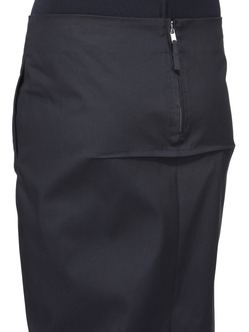 CALF SLICED SKIRT 5