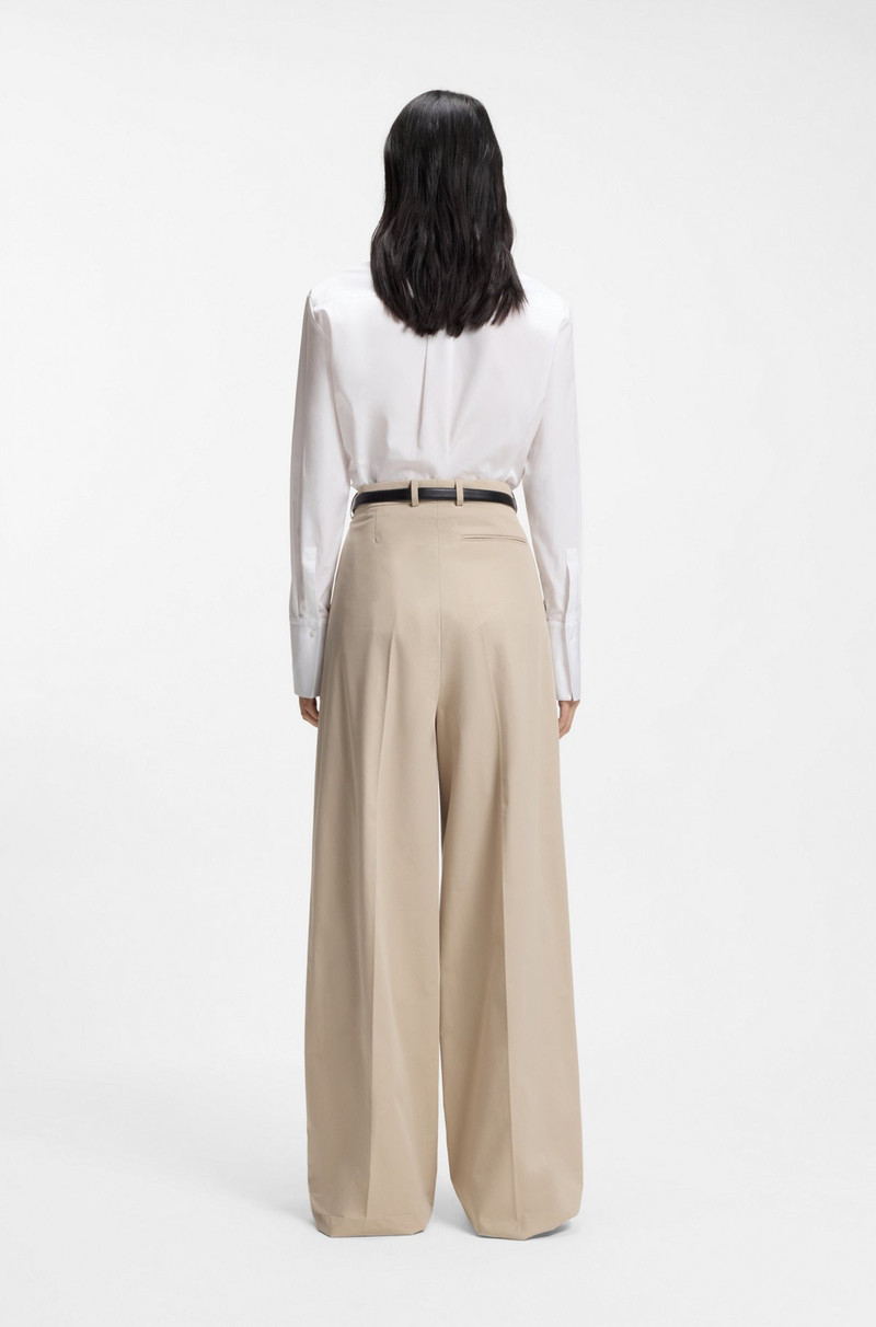 PLEATED-FRONT SHIRT IN COTTON 5
